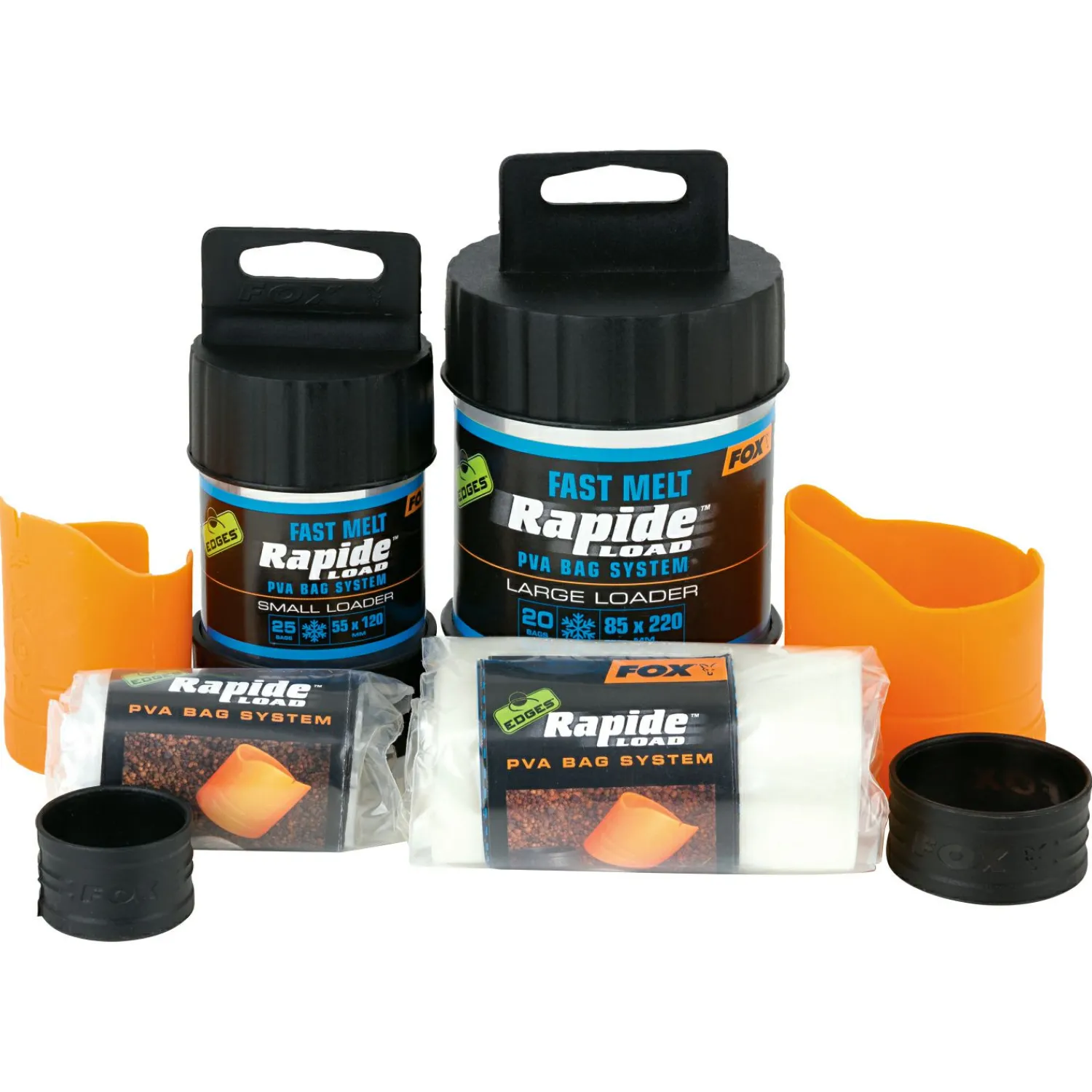 Fox Edges™ Rapide™ Load PVA Bag System (Fast Melt)< Karpfenangeln-Zubehör