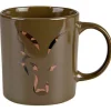 Outlet Keramik Tasse mit Kopf (camou) Campinggeschirr, Campingbesteck & Campingtöpfe