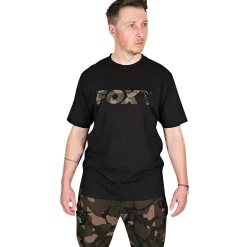 Best Logo T-Shirt Herren (Black Camo) Angelshirts & Angel-Oberteile