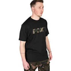 Best Logo T-Shirt Herren (Black Camo) Angelshirts & Angel-Oberteile