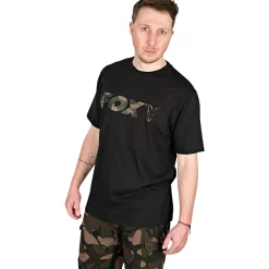 Best Logo T-Shirt Herren (Black Camo) Angelshirts & Angel-Oberteile