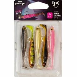 Fox Rage Gummifisch Set Slick Shad UV< Raubfischangeln Kunstköder|Gummiköder ·Gummifische & Shads