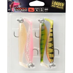 New Lure Packs Ultra UV Zander Pro Loaded Gummiköder ·Fertig Montierte Gummifische
