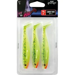 Fox Rage Pro Shad UV (Lemontiger)< Gummiköder ·Gummifische & Shads