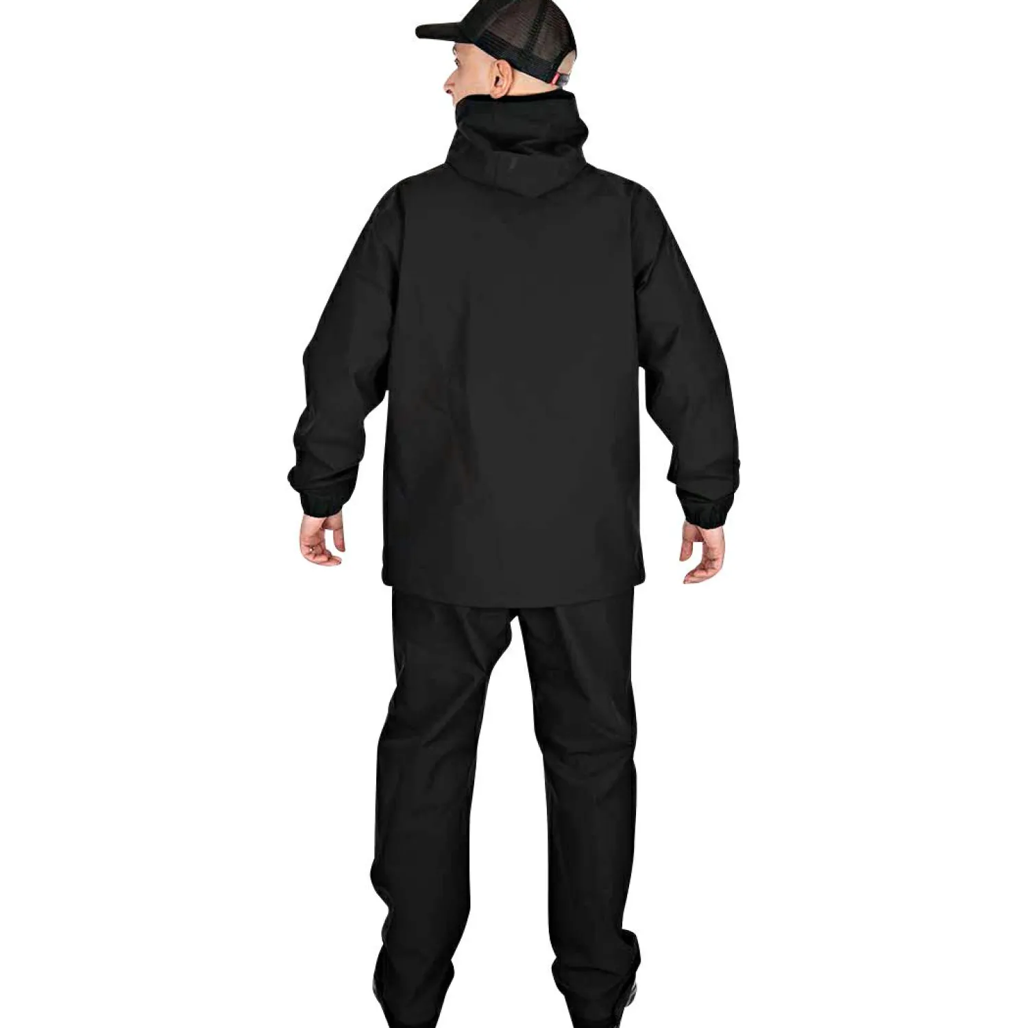 Fox Rage RageWear Rainsuit Salopettes & Jacket Herren (Black)< Angelanzüge