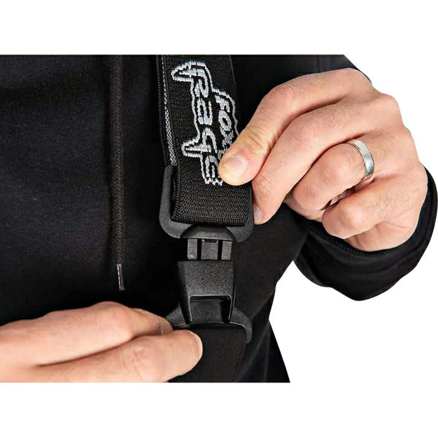 Fox Rage RageWear Rainsuit Salopettes & Jacket Herren (Black)< Angelanzüge