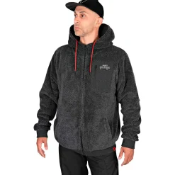 Fox Rage Reversible Sherpa Hoody Herren (Black)< Angelpullover & -Strickjacken