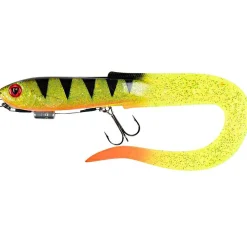 New Slick Eel Loaded (UV Perch) Gummiköder ·Fertig Montierte Gummifische