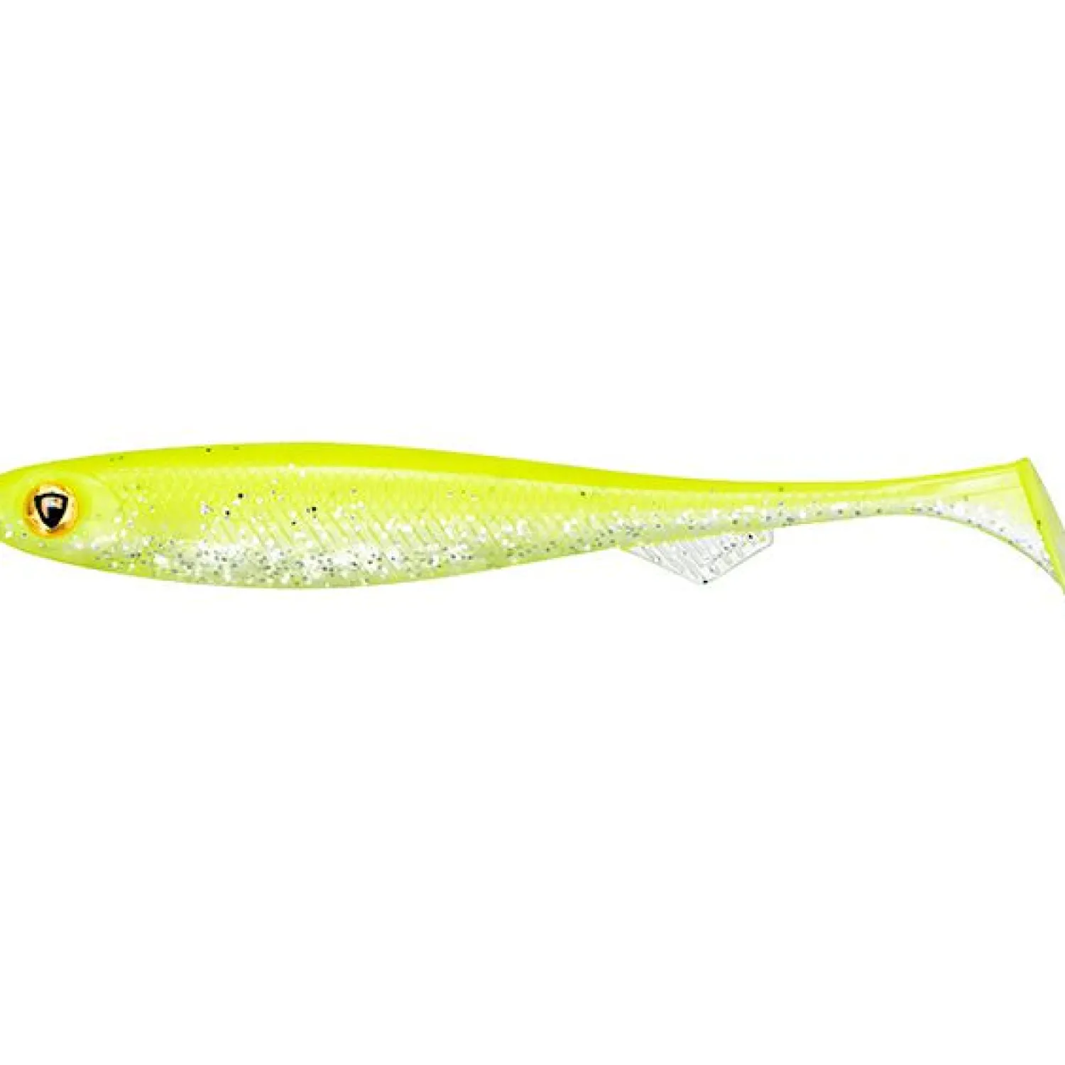 New Slick Shad, UV Chartreuse Ayu Gummiköder ·Lose Gummifische
