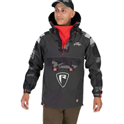 Sale Triple Layer Smock Herren (Black/Camo) Outdoor- & Angel-Jacken