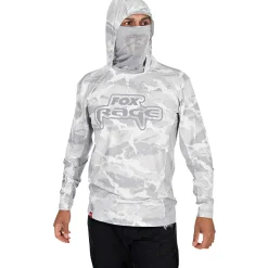 Clearance UV Hooded Top Herren (Light Camo) Angelpullover & -Strickjacken