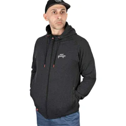 Voyager Hoody Herren (Dark Grey) Angelpullover & -Strickjacken