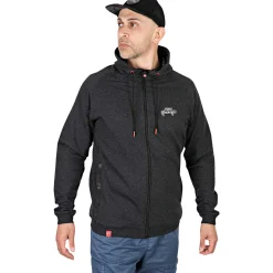 Voyager Hoody Herren (Dark Grey) Angelpullover & -Strickjacken