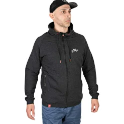 Voyager Hoody Herren (Dark Grey) Angelpullover & -Strickjacken