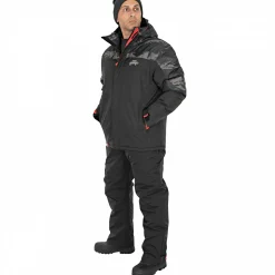 Sale Winter Suit Herren (Black/Camo) Angelanzüge