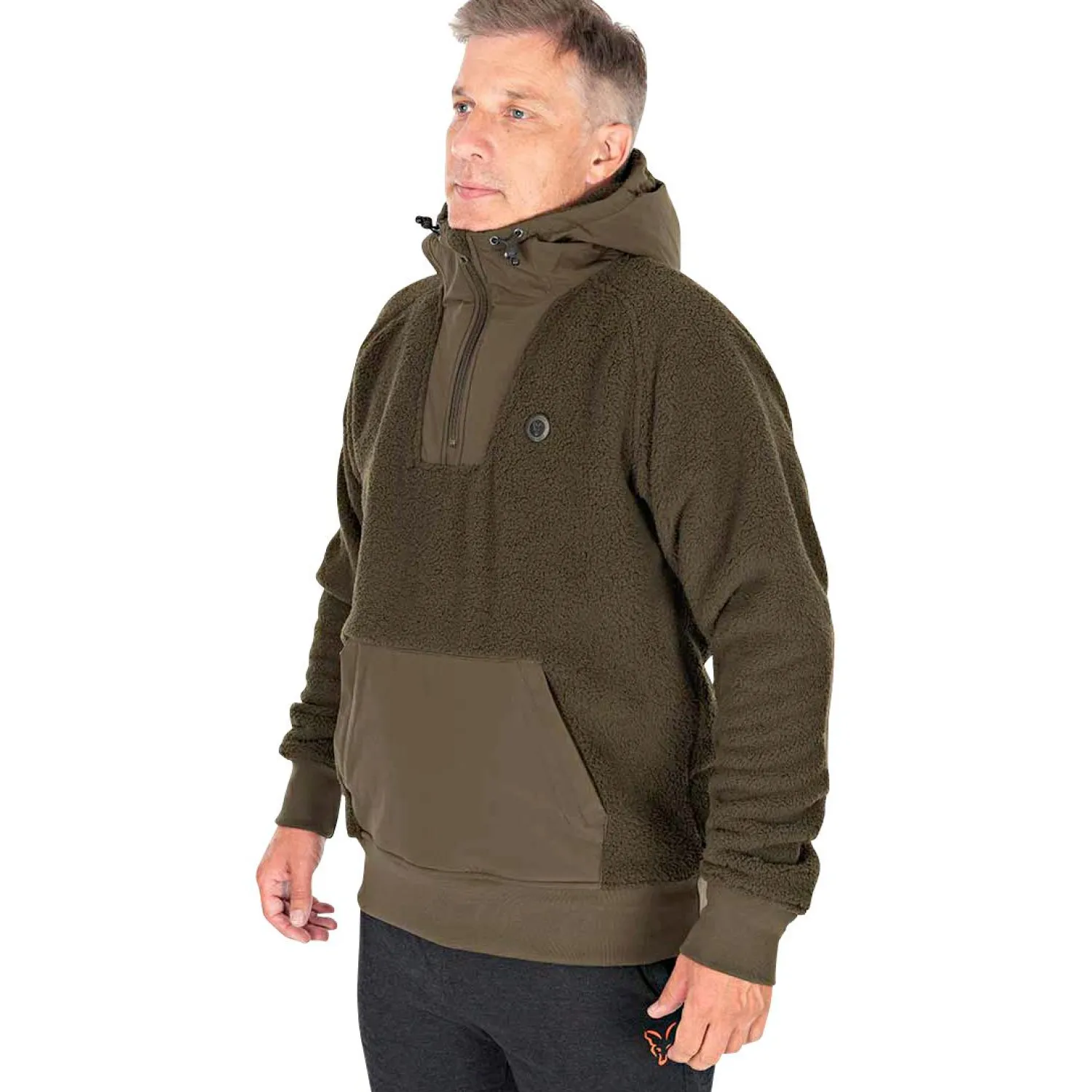 Hot Sherpa Hybrid Jacket Herren (Olive) Outdoor- & Angel-Jacken