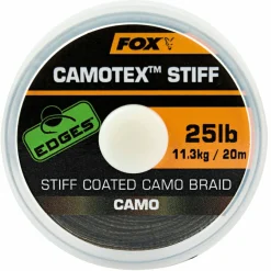 Fox Vorfachschnur Edges™ Camotex Stiff< Karpfenschnüre|Karpfenschnüre
