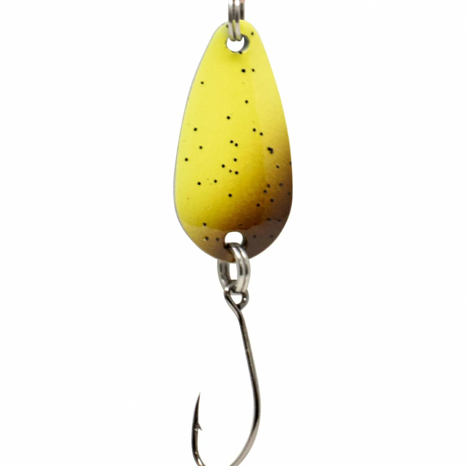 Hot Bee Spoon 1,8 g (Gelb-Gold-Blau-Glitter/Schwarz-Glitter) Trout Spoons|Trout Spoons