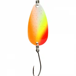 Clearance Bee Spoon 3,7 g (Rot-Orange-Gold-Glitter/Weiß) Forellenangeln-Zubehör|Trout Spoons