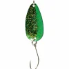 Sale Bee Spoon 3,7 g (Schwarz-Grün-Glitter/Grün-Gold-Glitter) Forellenangeln-Zubehör|Trout Spoons