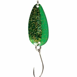 Sale Bee Spoon 3,7 g (Schwarz-Grün-Glitter/Grün-Gold-Glitter) Forellenangeln-Zubehör|Trout Spoons