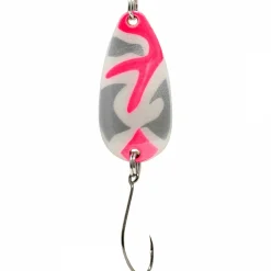Best Bee Spoon 3,7 g (Silber-Pink-Weiß/Gold) Forellenangeln-Zubehör|Trout Spoons