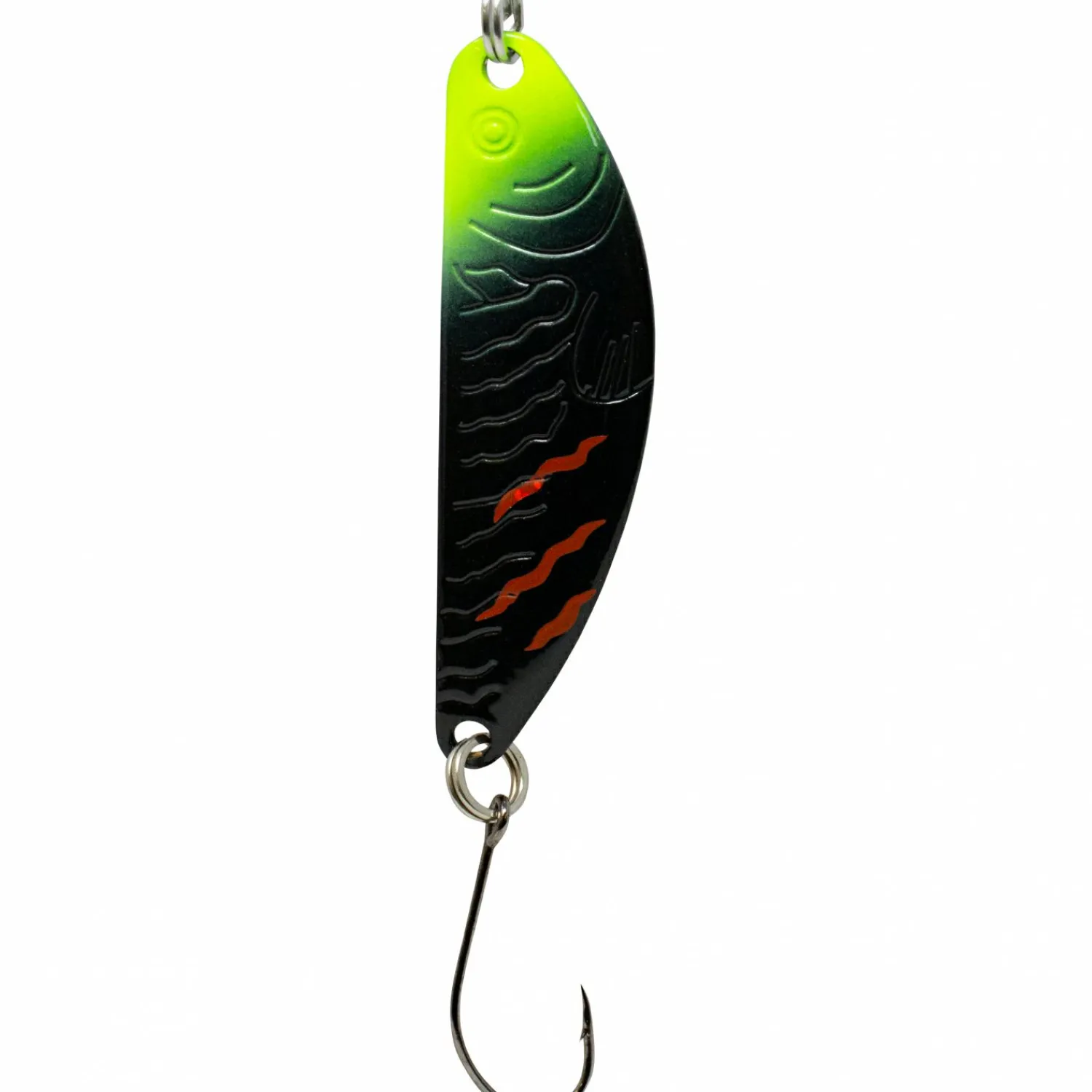 Clearance Buzza (Schwarz-Gelb/Weiß) Forellenangeln-Zubehör|Trout Spoons