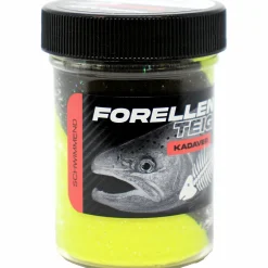 FTM Forellenteig (schwarz/sonnengelb)< Forellenangeln-Zubehör|Forellenfutter & Forellenteige