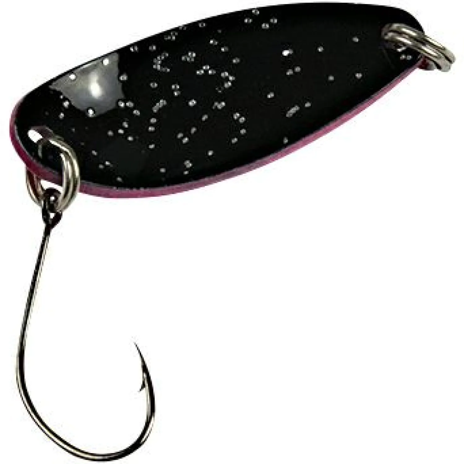 FTM Trout Spoon Break (2,2 g Schwarz/Pink UV)< Trout Spoons|Trout Spoons