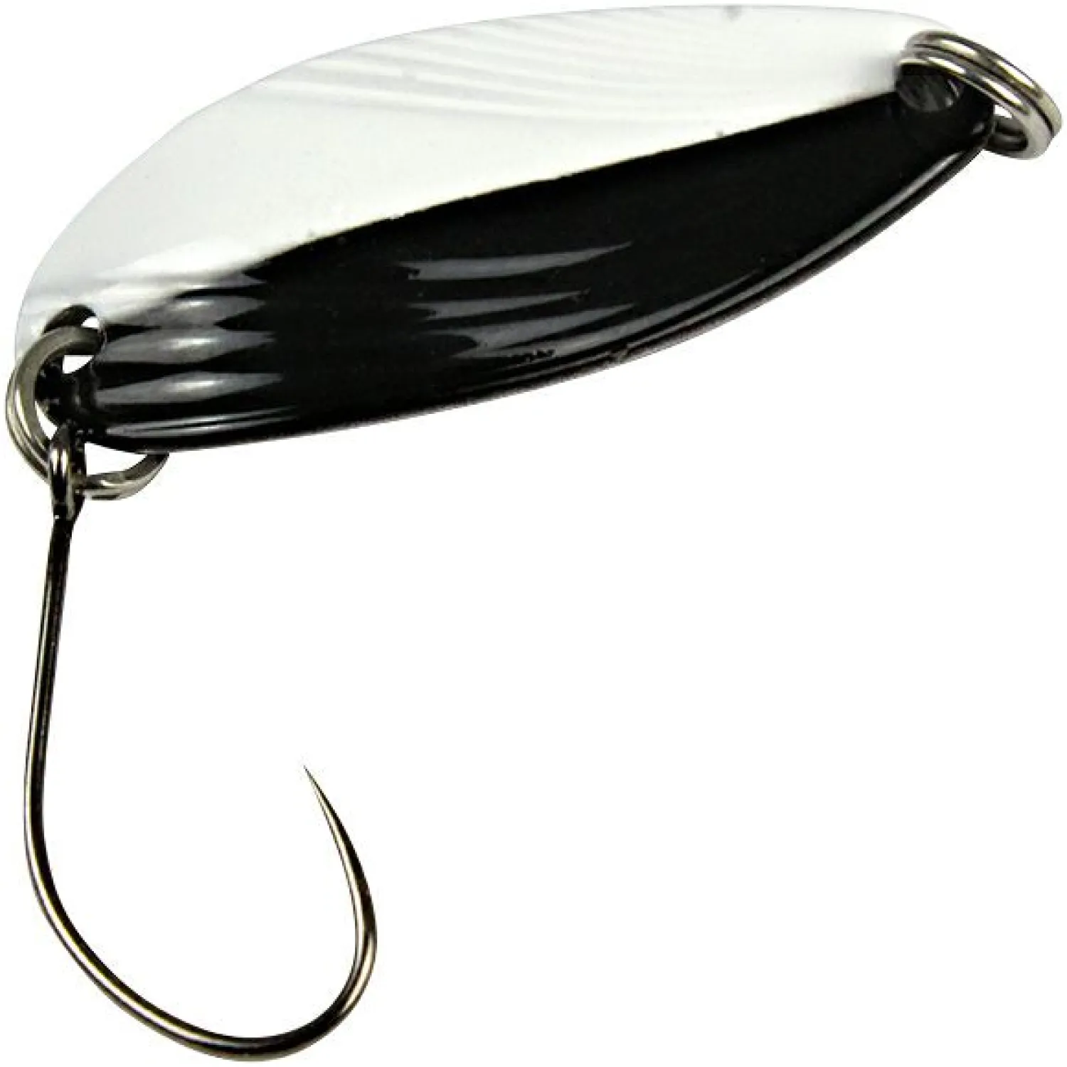 FTM Trout Spoon Break (2,2 g Schwarz/Weiß)< Trout Spoons|Trout Spoons