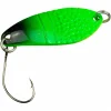 FTM Trout Spoon Dragon (2,5 g, Black/Green, Yellow UV)< Trout Spoons|Trout Spoons