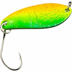 Best Trout Spoon Dragon (2,5 g, Yellow/Green, Black UV) Trout Spoons|Trout Spoons