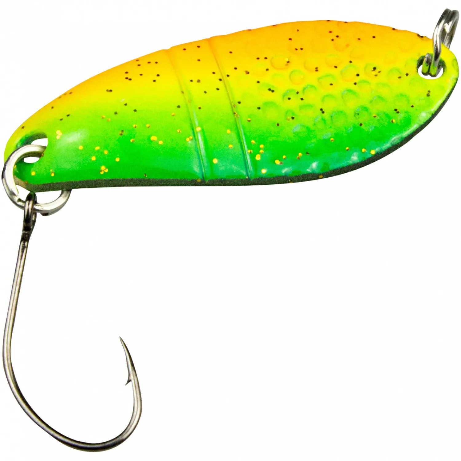 Best Trout Spoon Dragon (2,5 g, Yellow/Green, Black UV) Trout Spoons|Trout Spoons