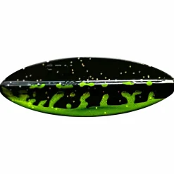 FTM Trout Spoon Fishing Tackle Max Omura Inline (Chartreuse/Schwarz UV)< Trout Spoons|Trout Spoons