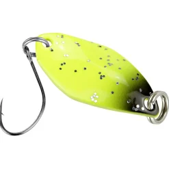 FTM Trout Spoon Fly (1,2 g, Schwarz/Gelb Glitter UV)< Trout Spoons|Trout Spoons