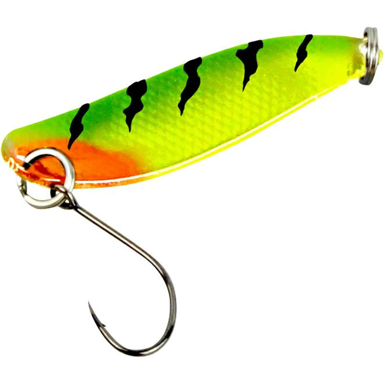FTM Trout Spoon Hammer (3,2 g, Firetiger/Schwarz UV)< Trout Spoons|Trout Spoons
