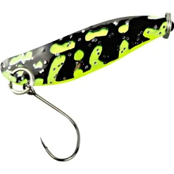 FTM Trout Spoon Hammer (3,2 g, Grün/Schwarz Glitter UV)< Trout Spoons|Trout Spoons