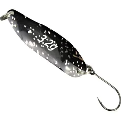 FTM Trout Spoon Hammer (3,2 g, Grün/Schwarz Glitter UV)< Trout Spoons|Trout Spoons