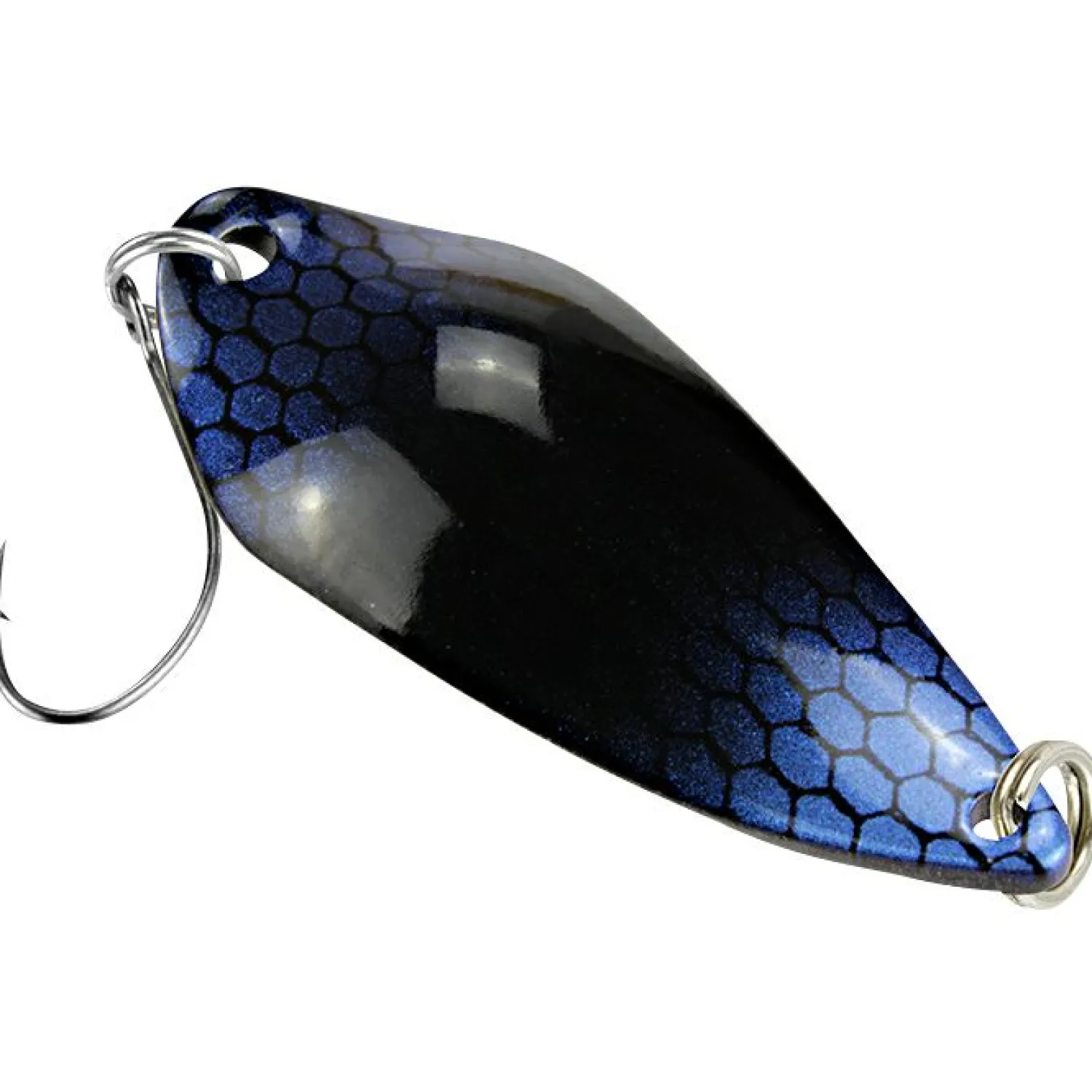 FTM Trout Spoon Rock (4,2 g, Schwarz/Blau)< Trout Spoons|Trout Spoons