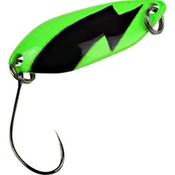 FTM Trout Spoon Spark (2,5 g, Grün/Schwarz UV)< Trout Spoons|Trout Spoons