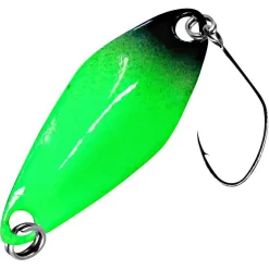 FTM Trout Spoon Tremo (2,3 g, Grün/Schwarz, Gelb UV)< Trout Spoons|Trout Spoons