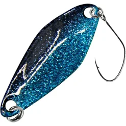 Best Trout Spoon Tremo (2,3 g, Schwarz/Blau Glitter, Rosa) Trout Spoons|Trout Spoons