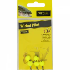 FTM Wirbel Pilot, gelb< Forellenposen|Forellenangeln-Zubehör