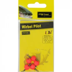 Best Wirbel Pilot, rot Forellenposen|Forellenangeln-Zubehör