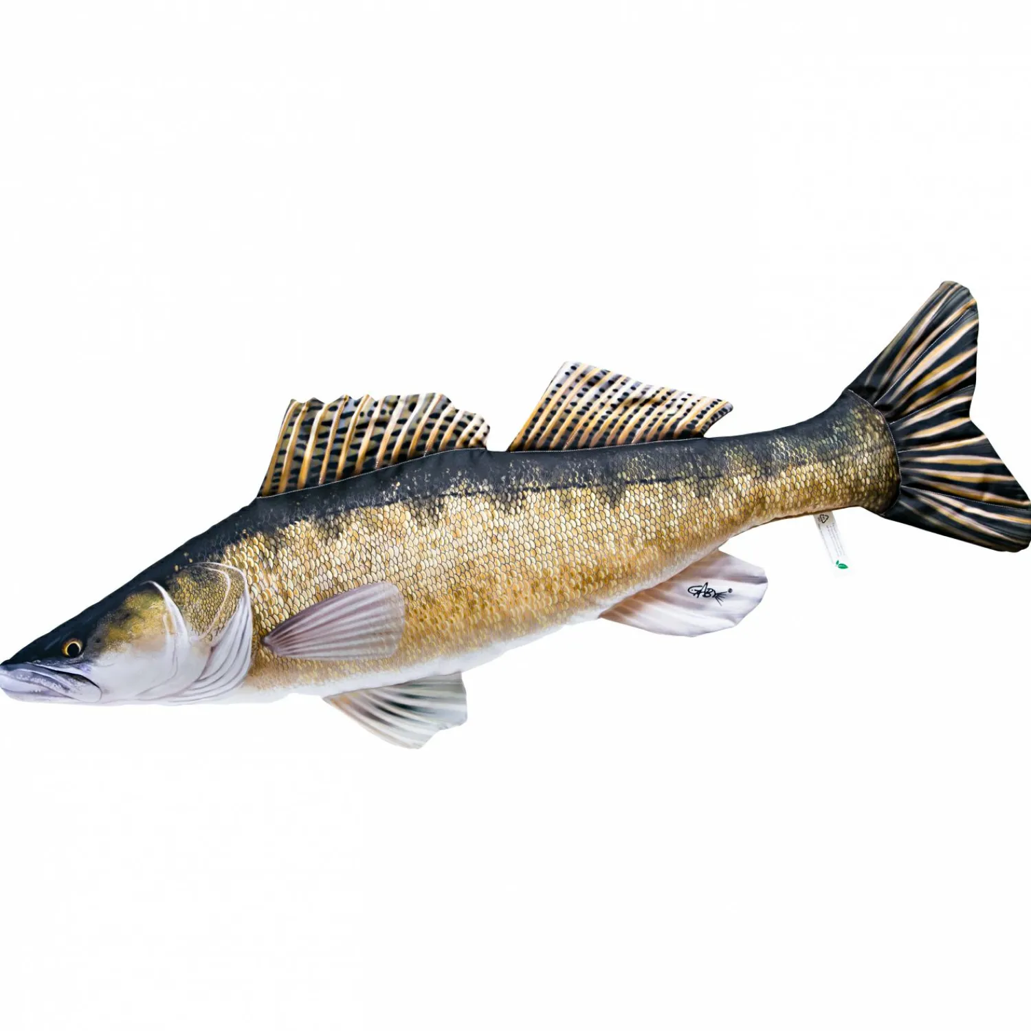 Gaby Stofftier Großer Zander< Angel-Dekoration|Geschenkideen Für Angler