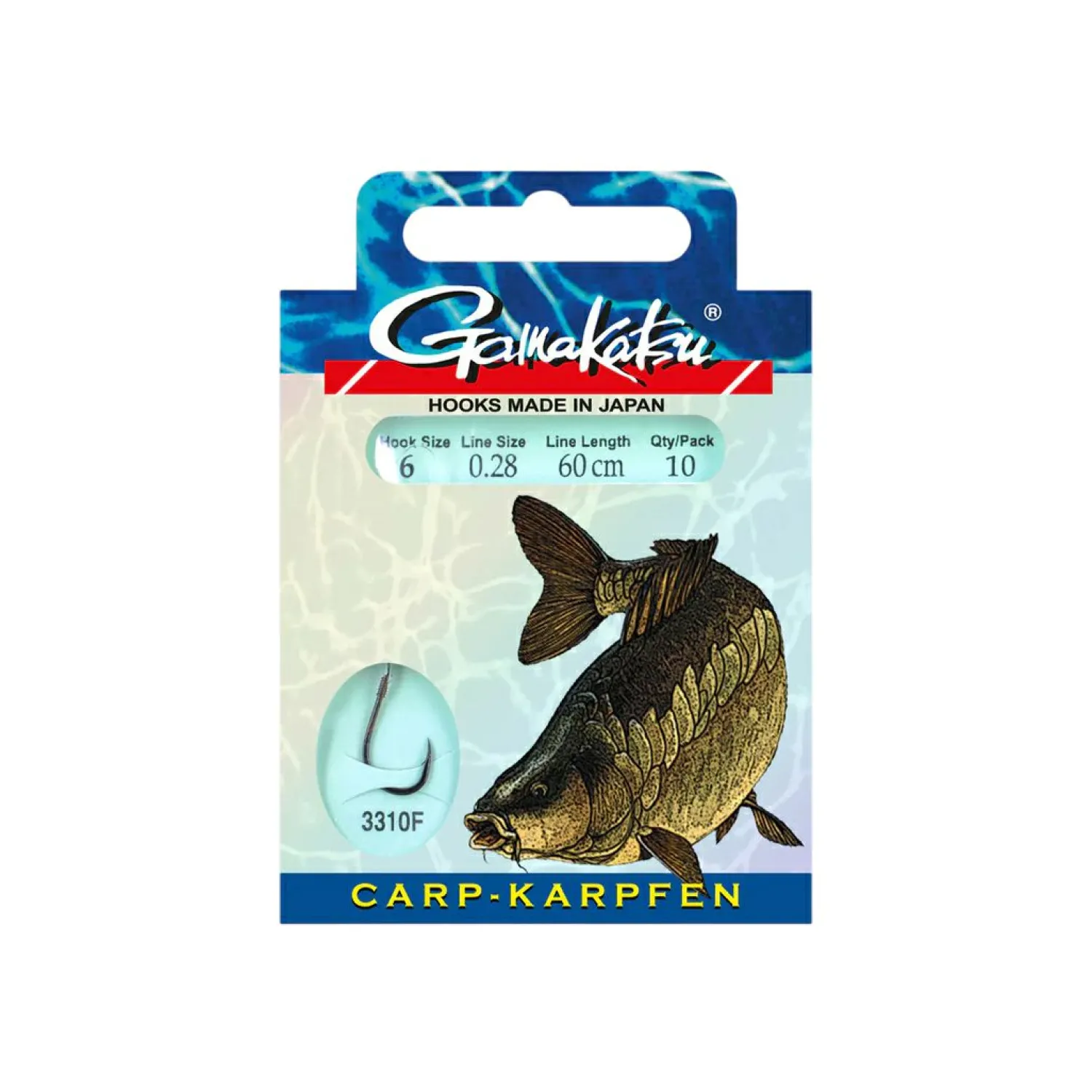 Gamakatsu Carp LS-3310 (black)< Angelhaken|Karpfenangeln-Zubehör