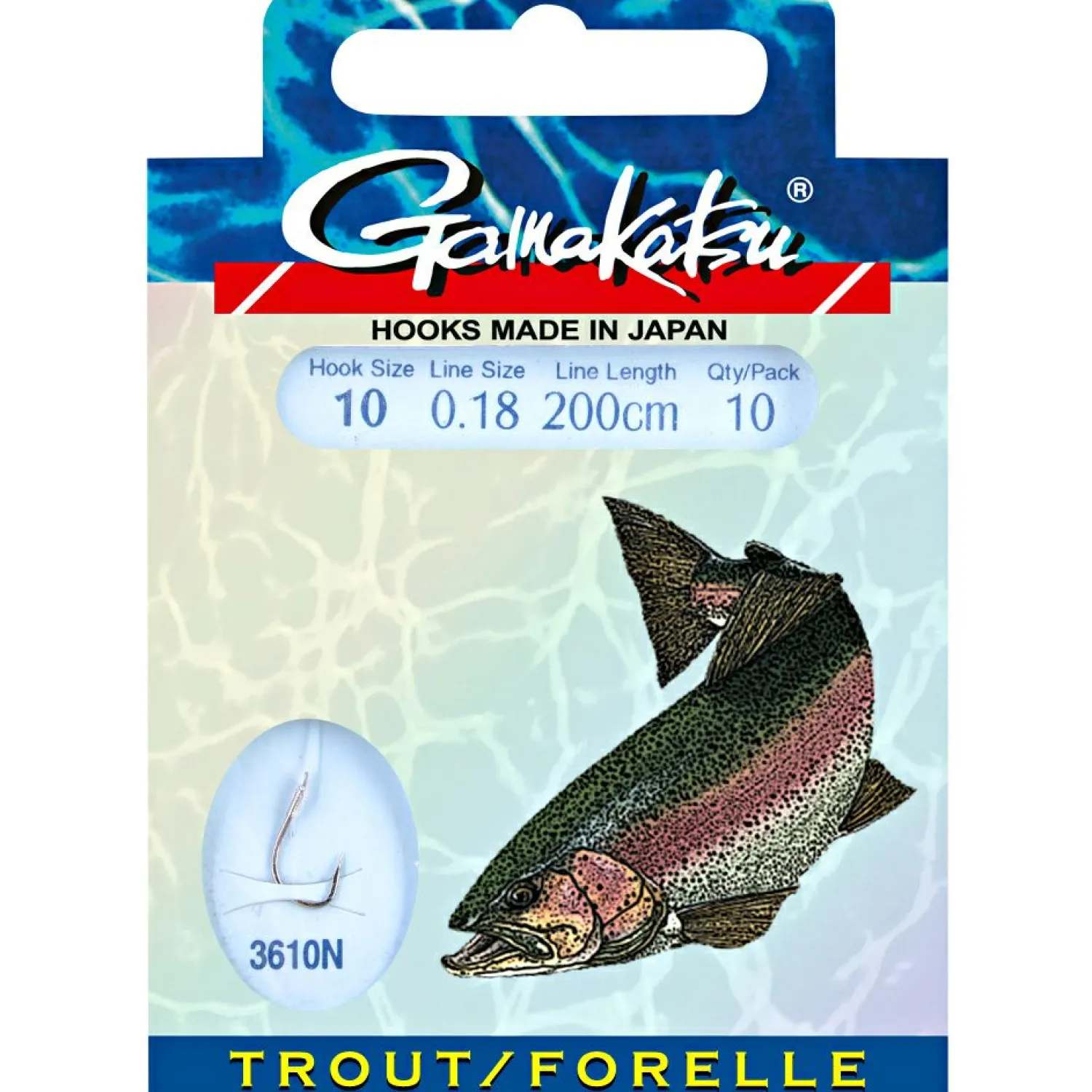 Gamakatsu Haken Trout (200 cm)< Forellenangeln-Zubehör