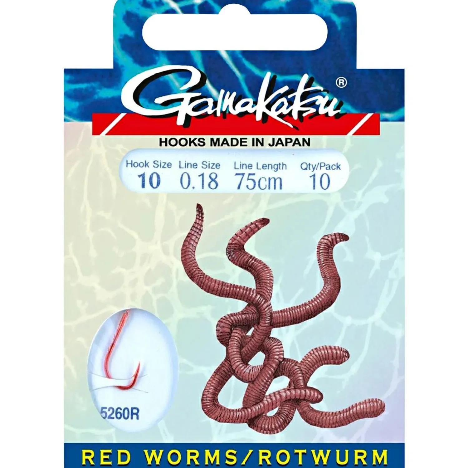 Gamakatsu Redworm LS-5260< Angelhaken