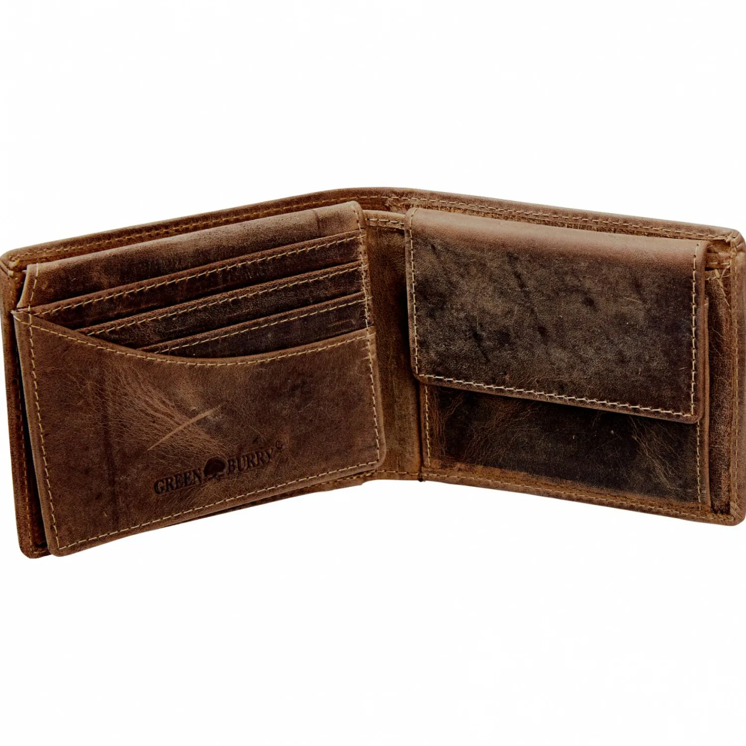 Best Greenburry Vintage Scheintasche 2-teilig Royal Stag (Leder) Sonstige Angel-Accessoires