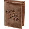 Green Burry Vintage Animal Geldbörse Hirsch (Leder)< Sonstige Angel-Accessoires